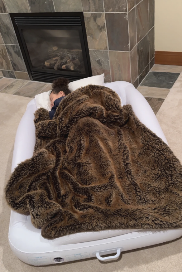 inflatable toddler bed
