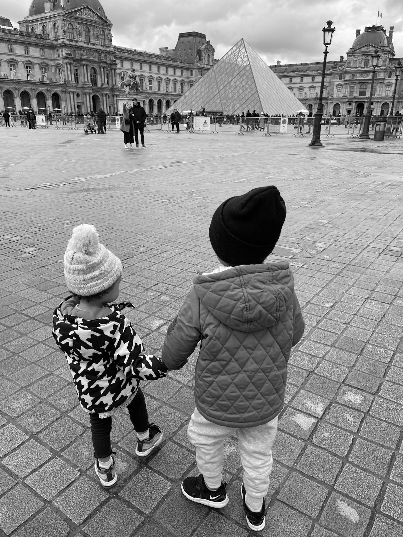 Paris with a toddler, visiting the Louvre. Paris with a toddler, visiting the Louvre.